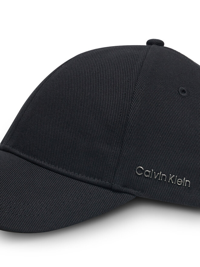Calvin Klein Șapcă Calvin Klein Cotton Twill Cap K60K612910 Negru