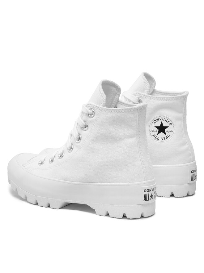 Converse Plátenky Converse Chuck Taylor All Star Lugged Hi 565902C Biela