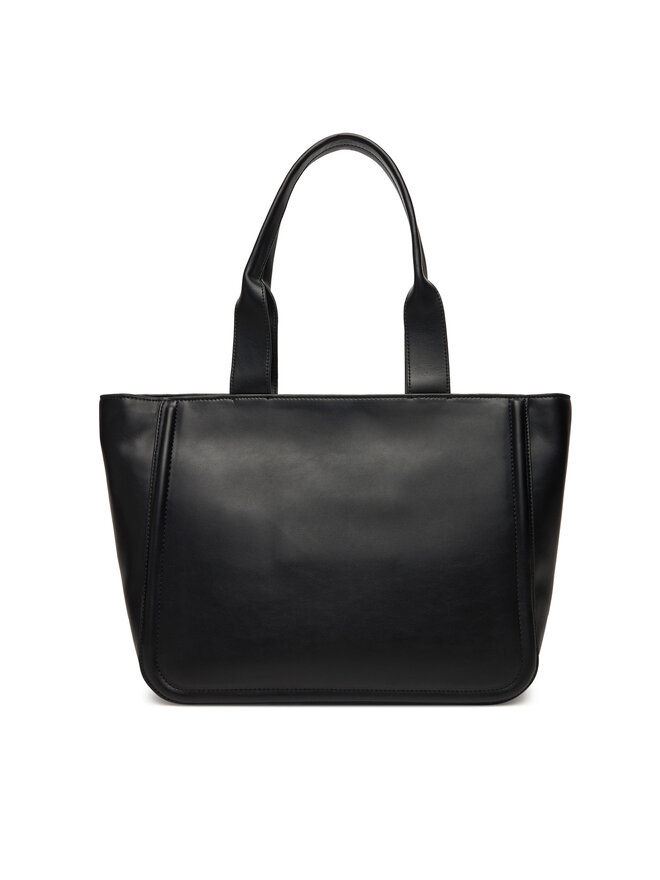 Calvin Klein Handtasche Calvin Klein Bold Ck Medium Tote LV04F3218G Schwarz