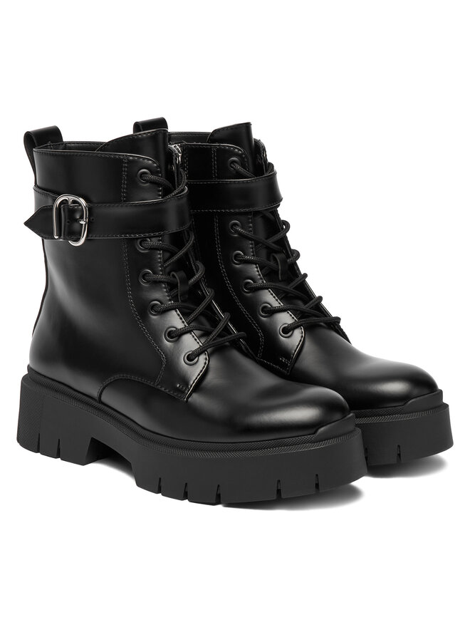 HUGO Schnürschuhe HUGO Kris 50552730 Schwarz