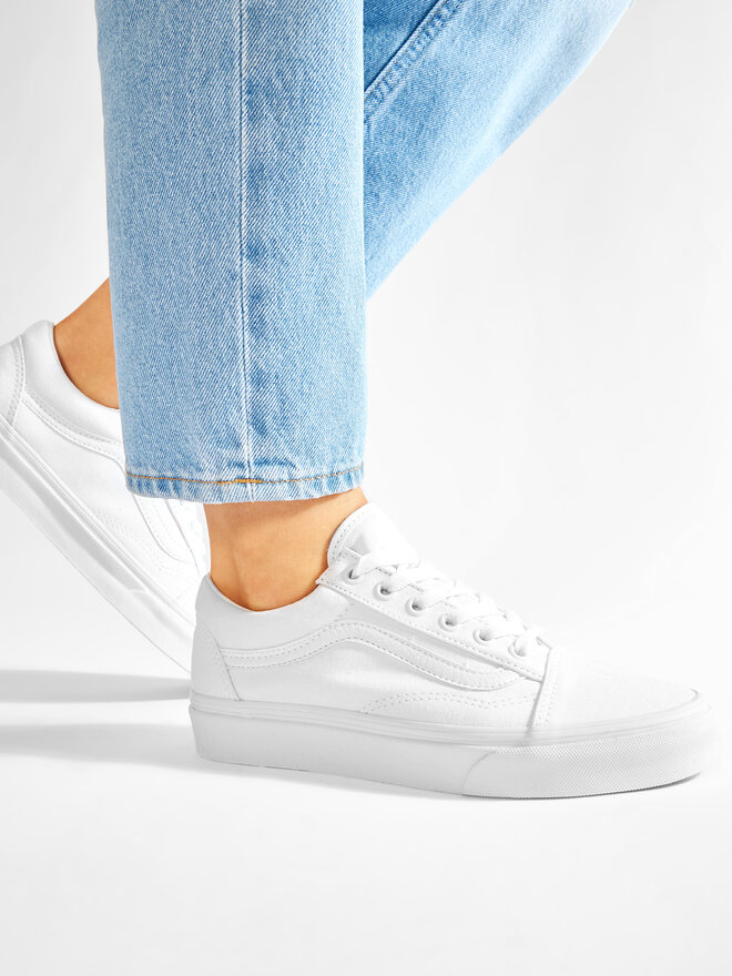 Sneakers aus Stoff Vans Old Skool VN000D3HW00 WeiB eschuhe