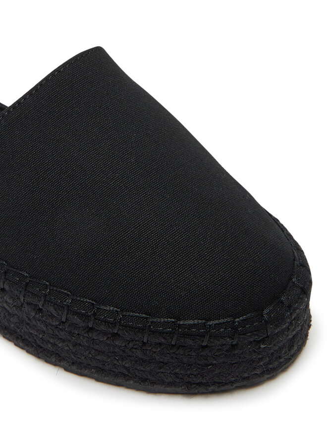 Calvin Klein Jeans Alpargatas Calvin Klein Jeans Flatform Espadrille Sling Mg YW0YW01735 Negro