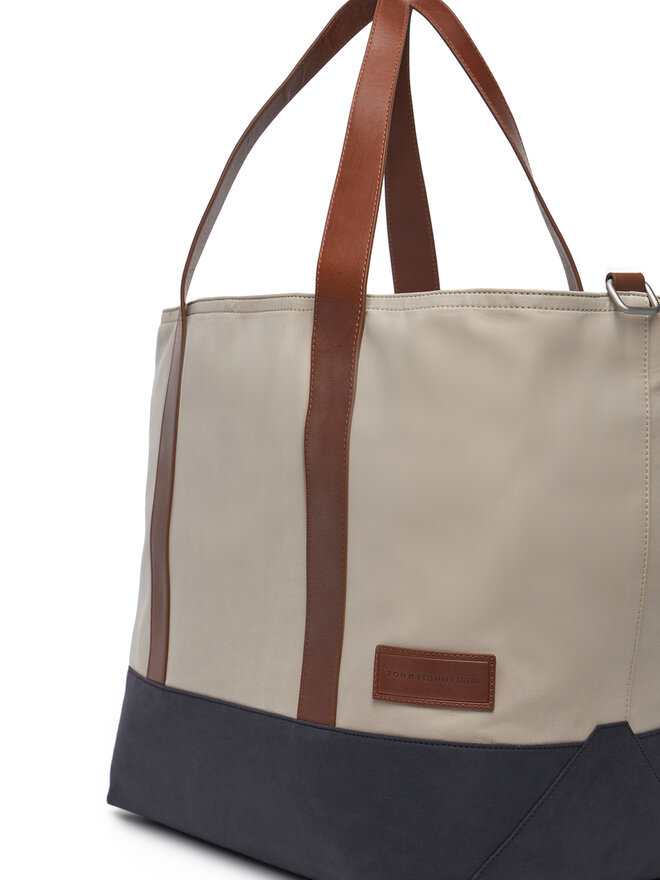 Tommy Hilfiger Torbica Tommy Hilfiger Th Casual Tote AM0AM13368 Bež