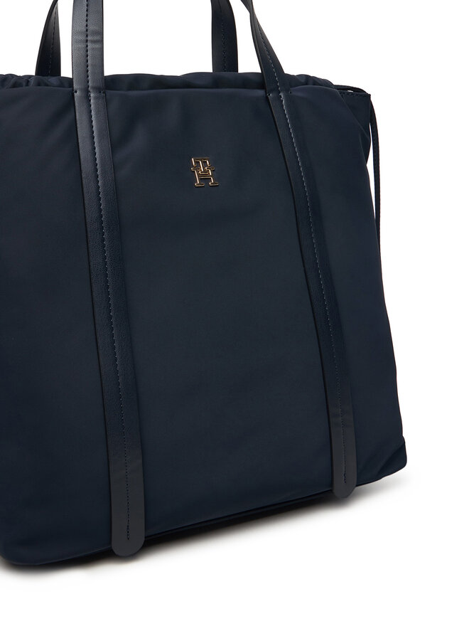 Tommy Hilfiger Rucksack Tommy Hilfiger Th Soft Nylon Tote/Backpack AW0AW19029 Dunkelblau