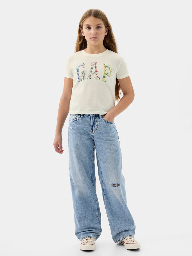 Gap Gap Marškinėliai 888862 Écru Regular Fit