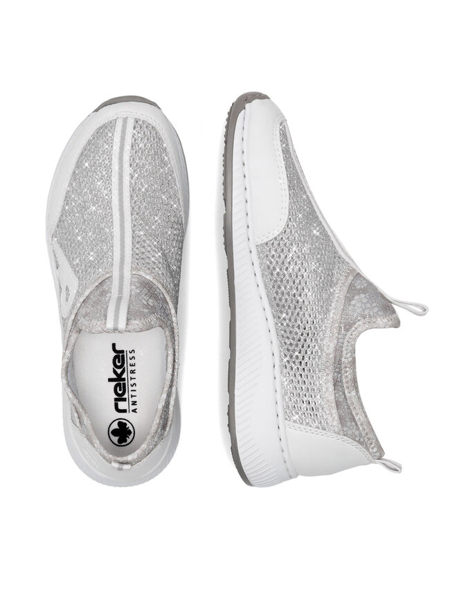 Rieker Sneakers Rieker N5554-81 Silberfarben