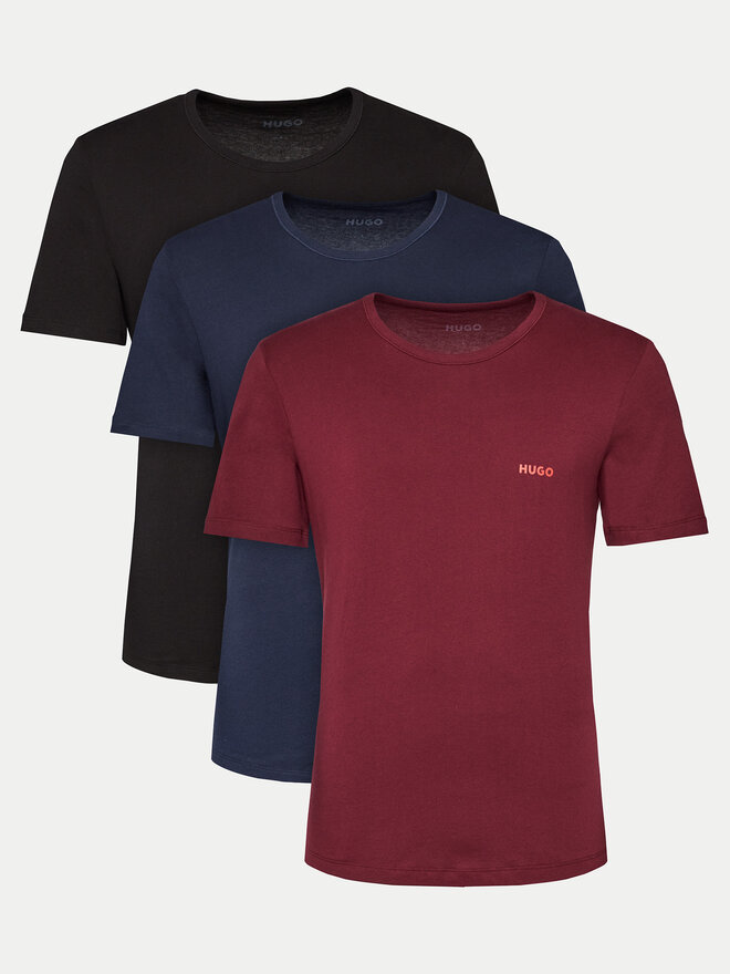 HUGO HUGO Pack de 3 camisetas 50480088 De color Regular Fit