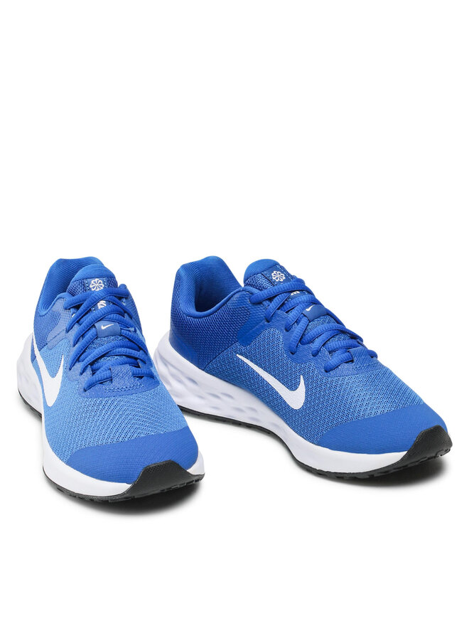 Nike Маратонки за бягане Nike Revolution 6 Nn (Gs) DD1096 411 Син