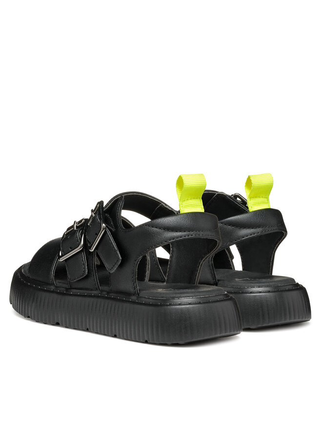 Geox Сандали Geox J Kodette Gir J55DBG 000BC C9999 S Черен