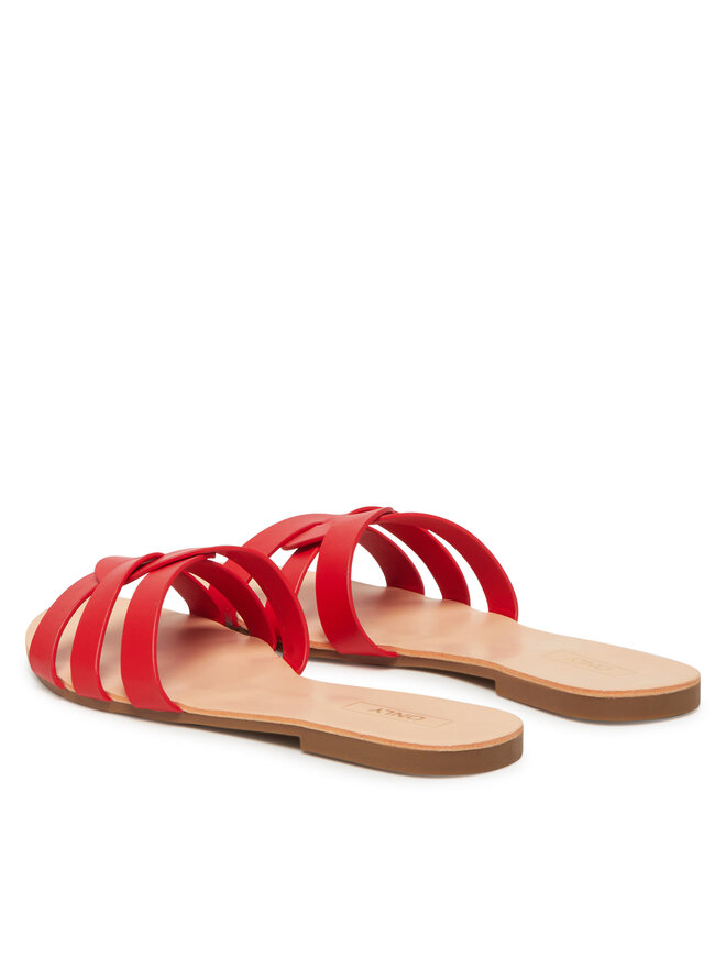 ONLY Shoes Чехли ONLY Shoes Onlfeli 4 15319426 Червен