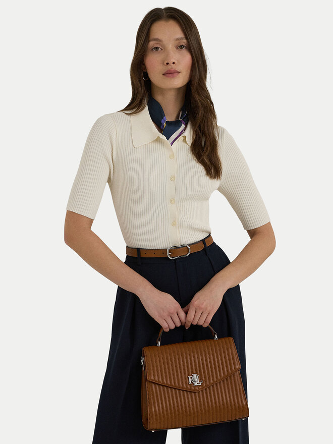 LAUREN RALPH LAUREN Ročna torba Lauren Ralph Lauren 431941867002 Rjava