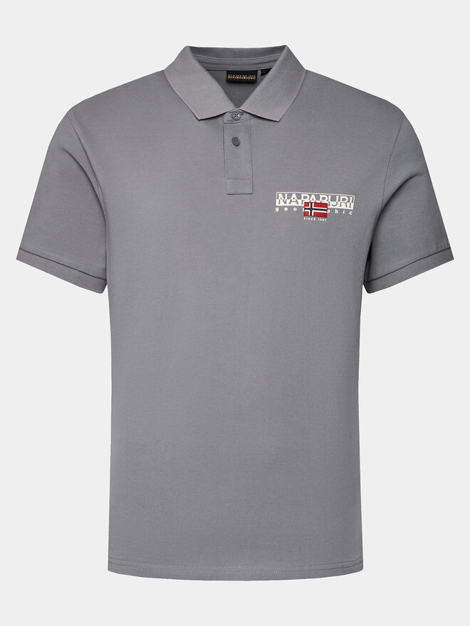 Napapijri Napapijri Поло E-Aylmer NP0A4HTN Сірий Regular Fit
