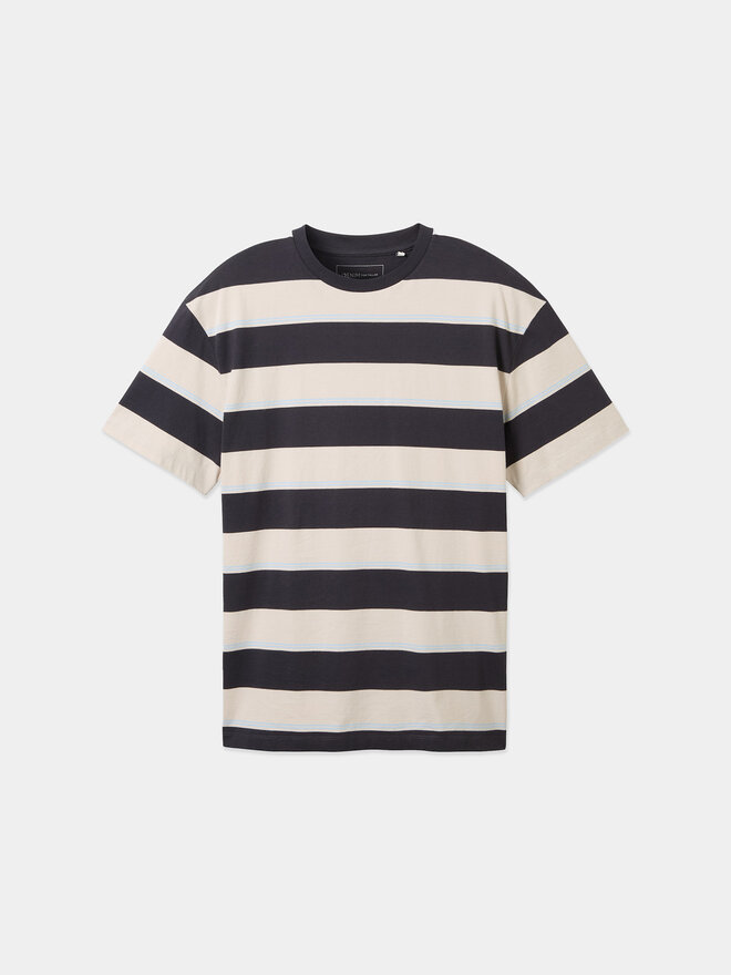 Tom Tailor Denim Tom Tailor Denim Camiseta 1040844 Beis Relaxed Fit