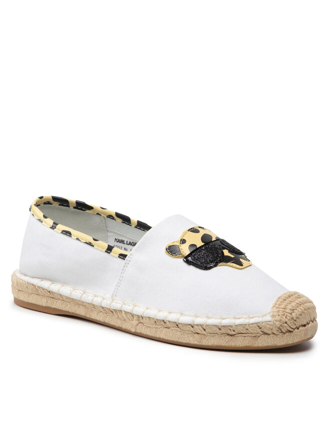 KARL LAGERFELD Espadrilky KARL LAGERFELD KL80117L Biela