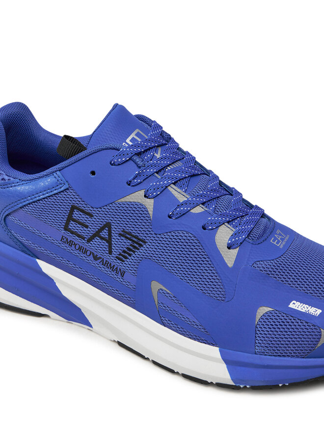 Emporio armani blue sneakers sales