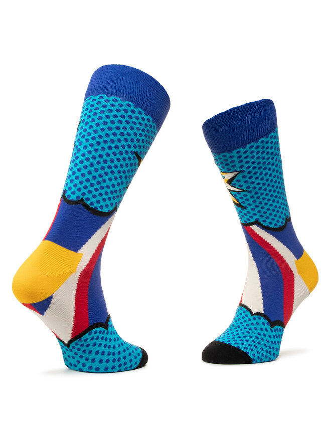 Happy Socks 3 pár hosszú szárú férfi zokni Happy Socks XFAT08-4300 Színes