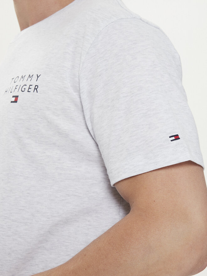 Tommy Hilfiger Tommy Hilfiger Marškinėliai Logo UM0UM02916 Pilka Regular Fit