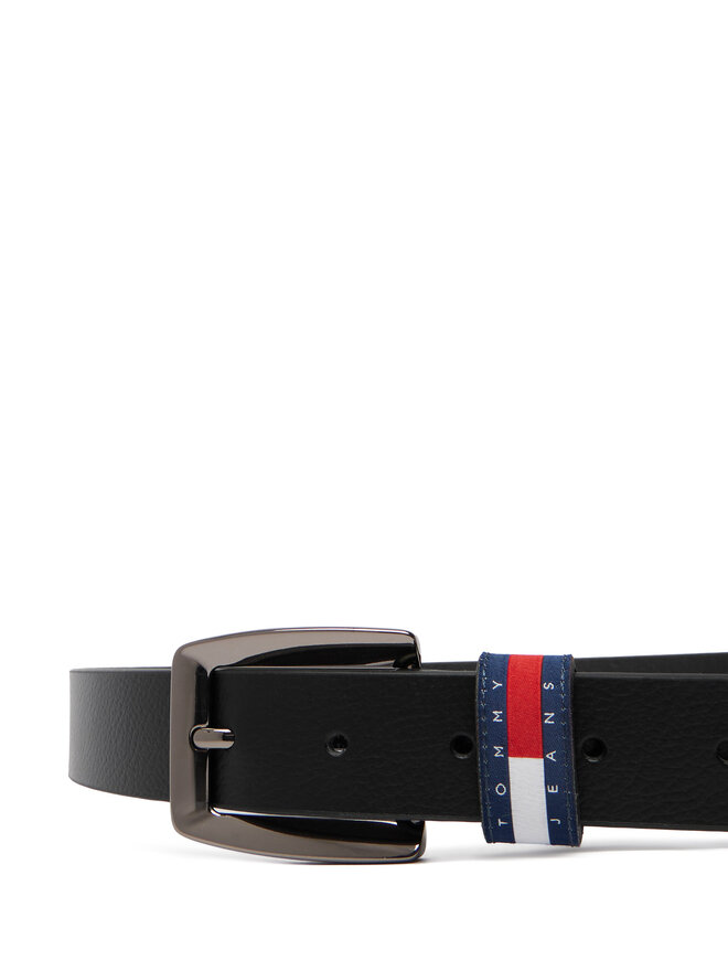 Tommy Jeans Gürtel Tommy Jeans Tjw Bold Flag 3.0 AW0AW18099 Schwarz