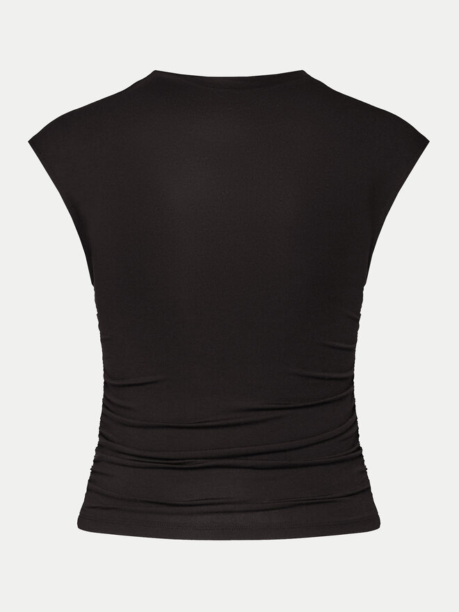 Gina Tricot Gina Tricot Топ 20883 Чорний Slim Fit