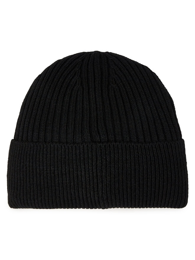Calvin Klein Čepice Calvin Klein Tonal Rubber Patch Beanie K50K511291 Černá