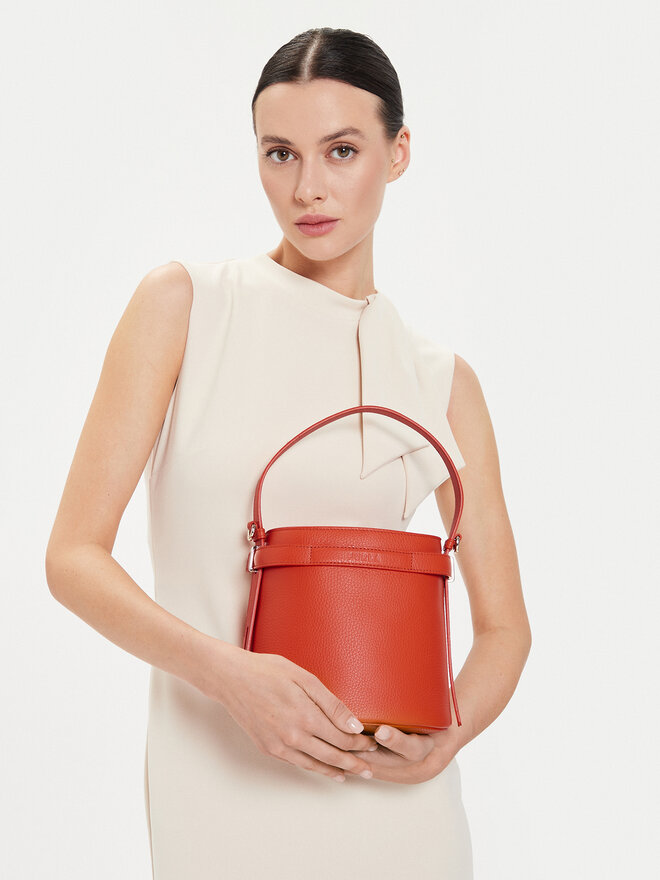 Furla Soma Furla Giove Mini Bucket Bag WB01131-HSF000-VIT00-1007 Oranžs