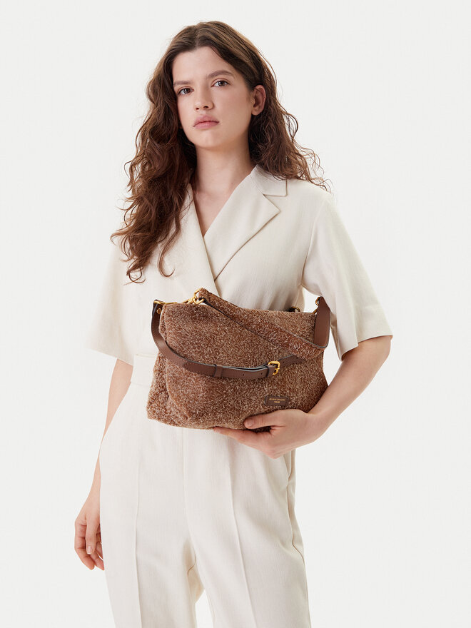 Gianni Chiarini Ročna torba Gianni Chiarini Anais BS 11186 LDN-PL Rjava