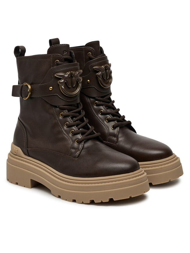 PINKO Schnürstiefeletten PINKO MIA 07 SD0147 P001 L56 Braun