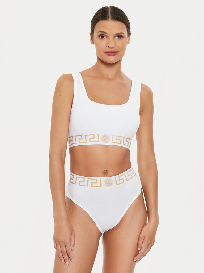 Versace Versace Бюстгальтер-топ 1013323 1A10011 Білий