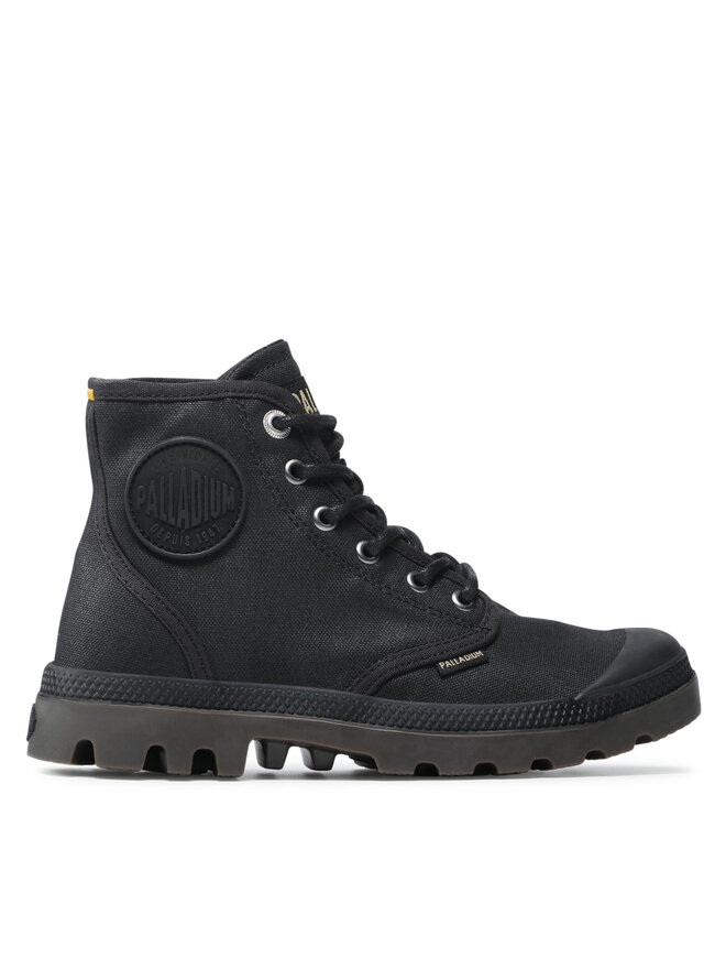 Palladium Schnürstiefeletten Palladium Pampa Hi Wax U 77222-008-M Schwarz