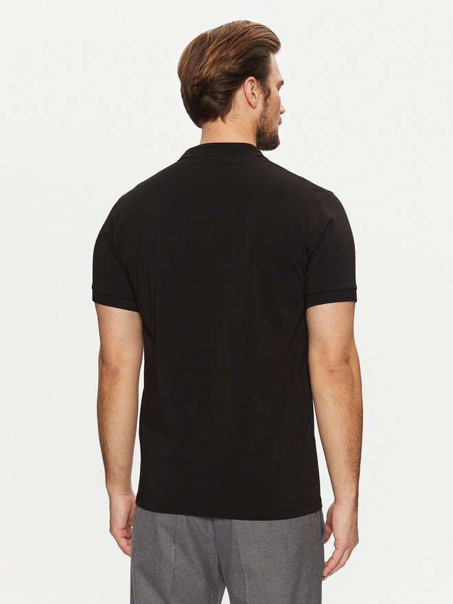 KARL LAGERFELD KARL LAGERFELD Polo 745088 551235 Μαύρο Regular Fit