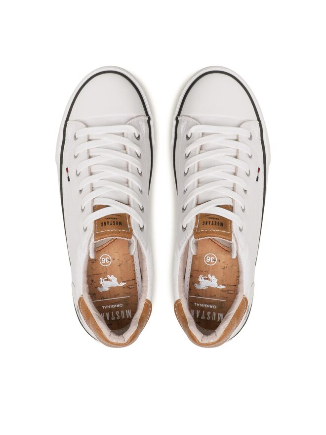 Mustang Damen Sneaker In Jeansoptik – Leichter Sommerschuh Aus Textil, Mit Flexibler Sohle Und Schnürung