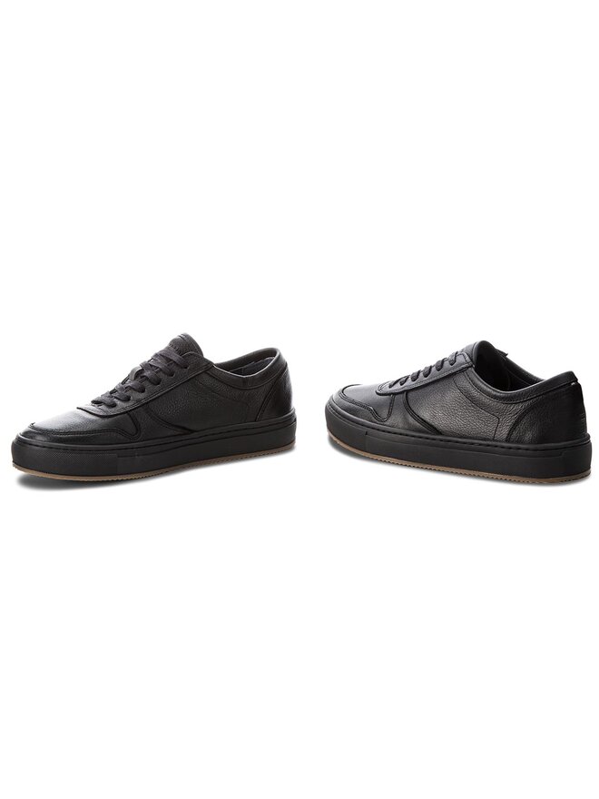 Tommy Hilfiger Sneakers Tommy Hilfiger Pebbled Leather Low FM0FM01684 Schwarz