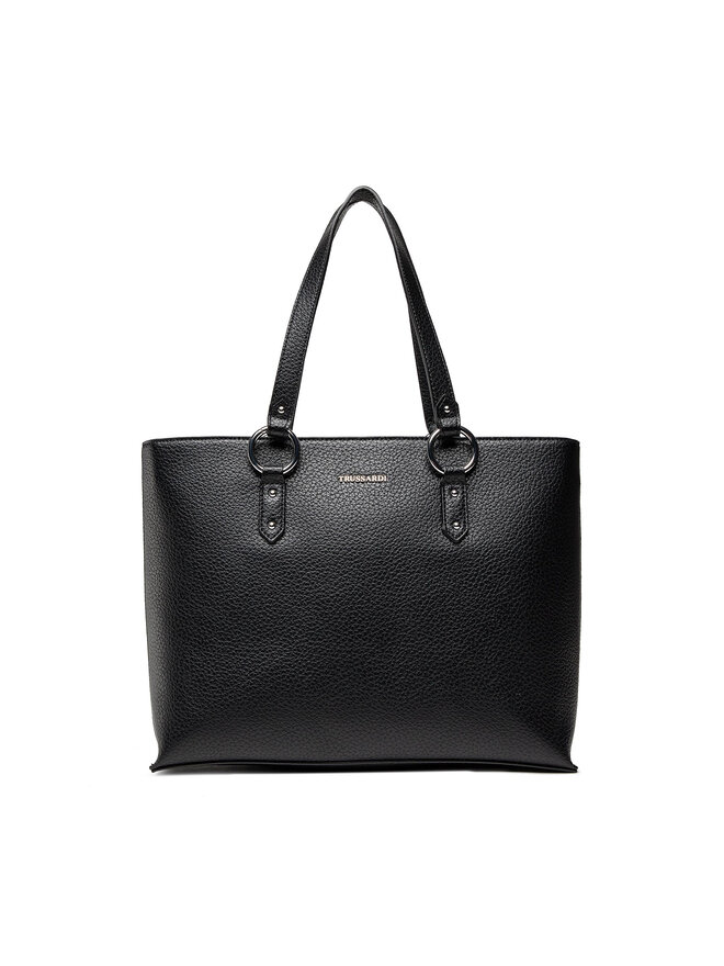 Trussardi Дамска чанта Trussardi New Lisbona Shopper 75B01424 Черен