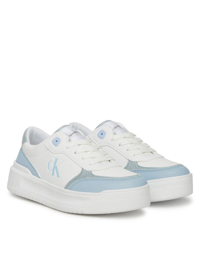 Calvin Klein Jeans Αθλητικά Calvin Klein Jeans Low Cut Lace-Up V3A9-82020-1355 Λευκό