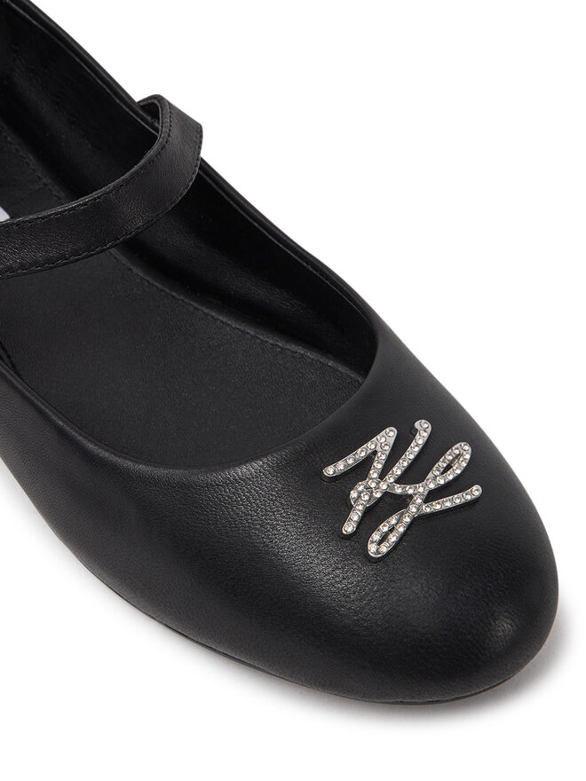 KARL LAGERFELD Balerini KARL LAGERFELD Karo KL40121S Negru