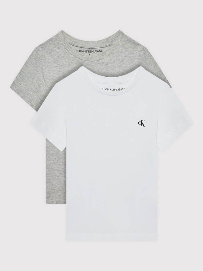Calvin Klein Jeans Calvin Klein Jeans Pack de 2 camisetas Monogram IB0IB01093 Gris Regular Fit