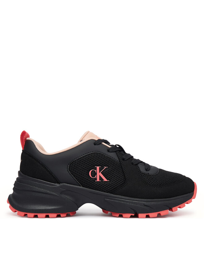 Calvin Klein Sneakers Calvin Klein Hike Runner Lace Up Su Mesh Wmn HW0HW03440 Schwarz