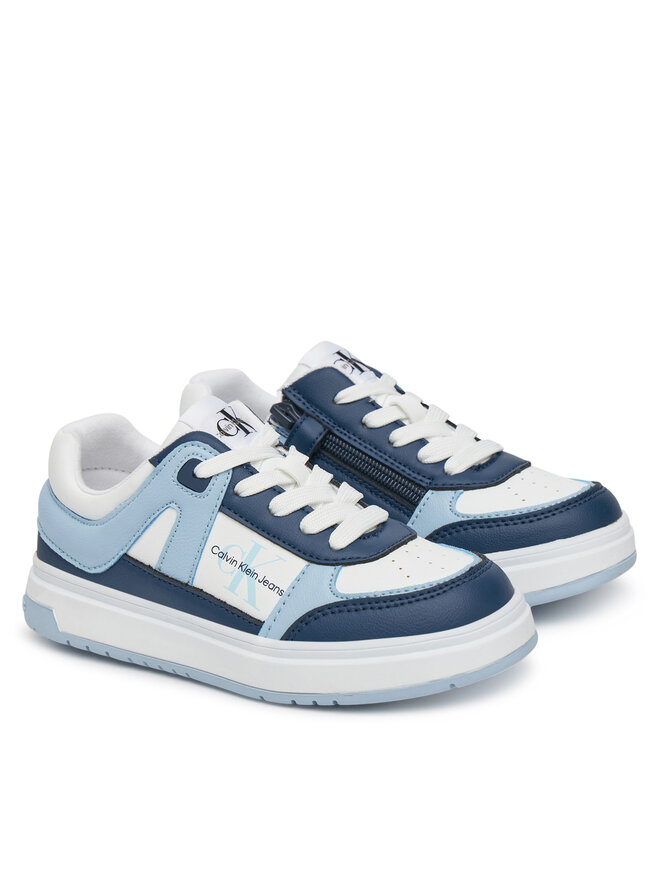 Calvin Klein Jeans Снікерcи Calvin Klein Jeans Low Cut Lace-Up Sneaker V3X9-82091-1355 M Голубий