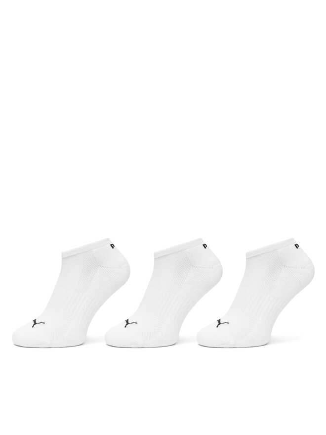 Puma 3 pares de calcetines cortos unisex Puma 938626 Blanco