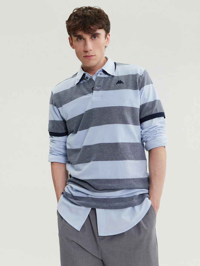 Robe di Kappa Robe di Kappa Poloshirt Ming 64126KW Blau Slim Fit