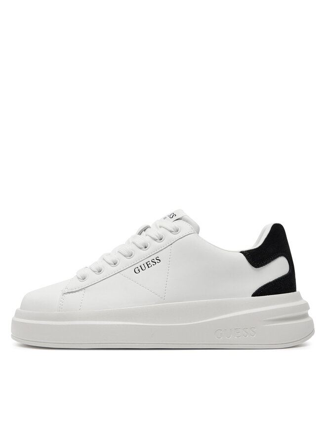 Guess Sneakersy Guess Elbina FLJELB LEA12 Biały