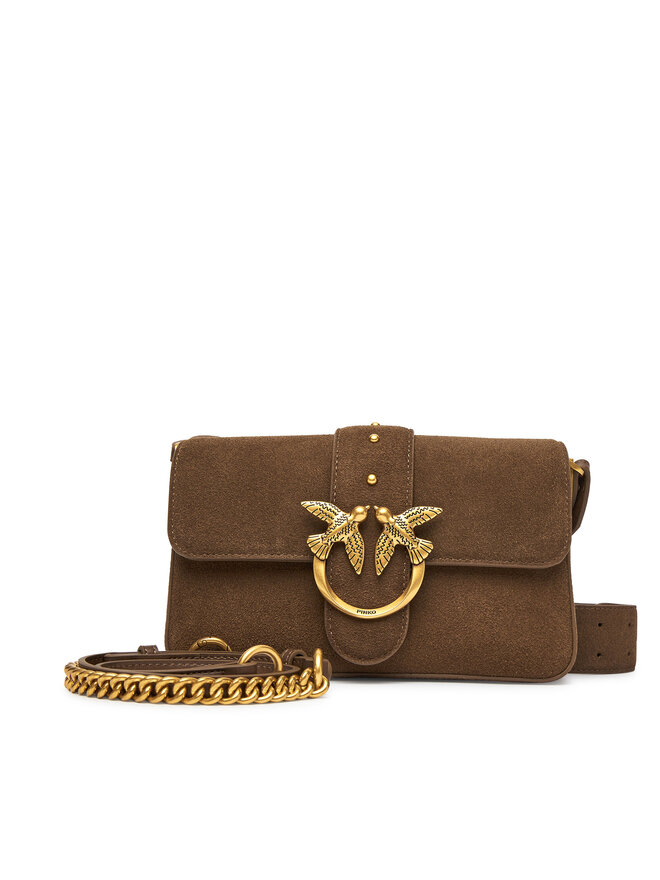 PINKO Bolso PINKO Love One Mini Slouchy Fl PE 25 PLTT 104340 A2CC Marrón