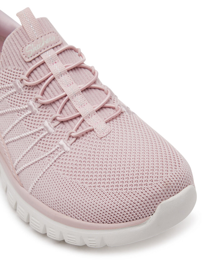 Skechers Sneakersy Skechers Graceful - Picture Perfect 100702/BLSH Różowy
