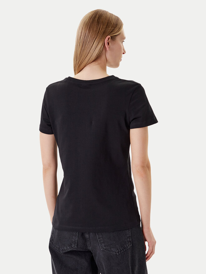 Guess Guess Футболка V5YI03 I3Z14 Чорний Regular Fit