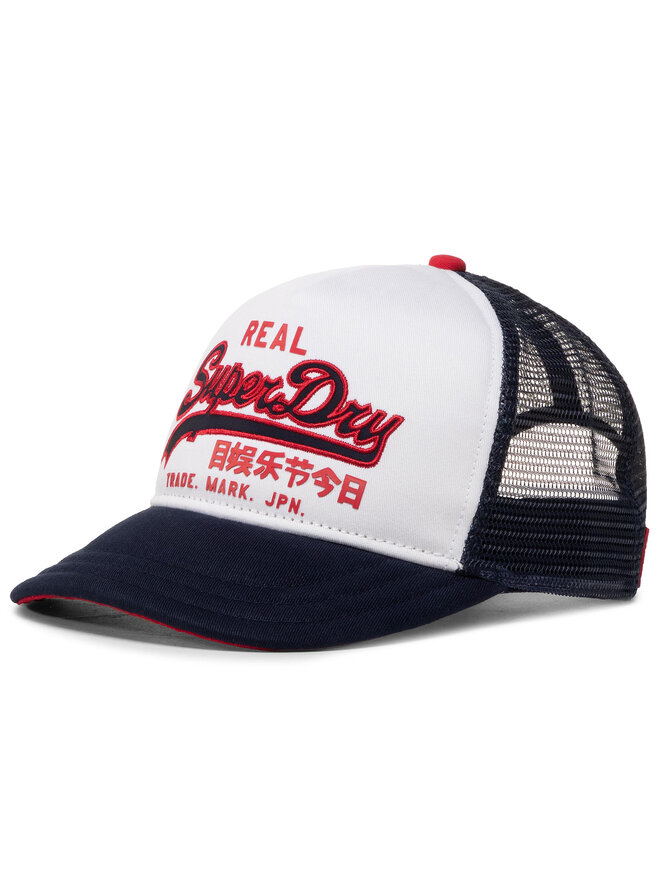 Superdry Cappello Trucker Con Logopatch: Tocco Vintage E Personalità Per Il Tuo Outfit! Unisex