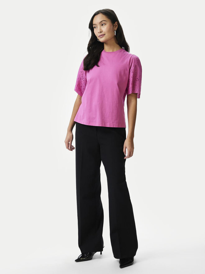 YAS YAS Marškinėliai Lex 26033890 Rožinė Regular Fit
