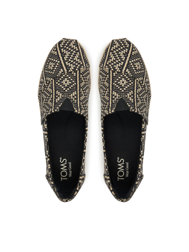 Toms Félcipő Toms Alpargata Plus 10021912 Fekete