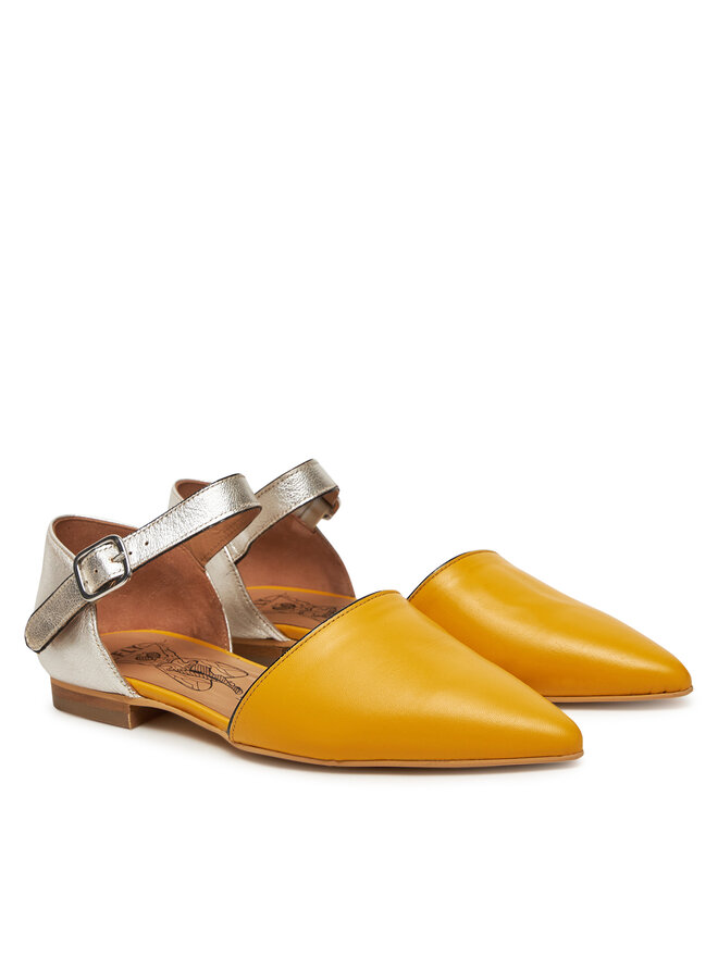 Fly London Félcipő Fly London Sarjfly P145266000 Sárga