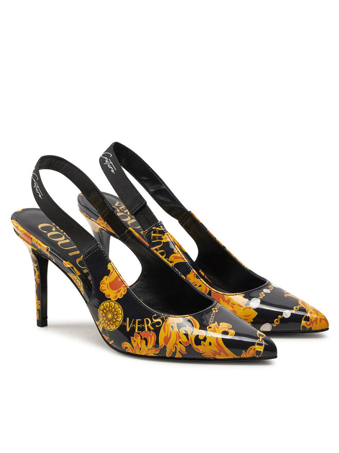 Versace Jeans Couture Sandały Versace Jeans Couture 77VA3S52 ZS366 Czarny