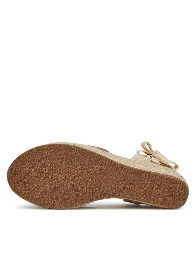 DeeZee Espadryle DeeZee WS2509-001 Beżowy